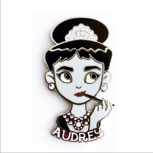 Audrey Hepburn Enamel Pin Collector